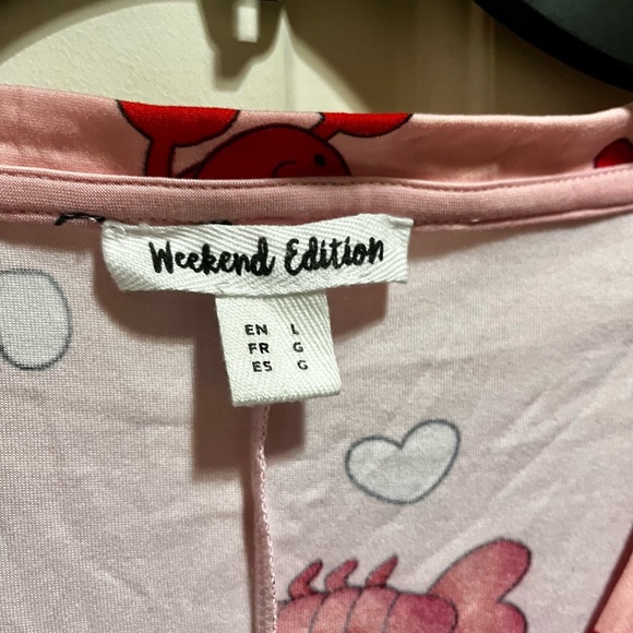 NWOT Weekend Edition Pinch me Lobster theme romper - Picture 4 of 11